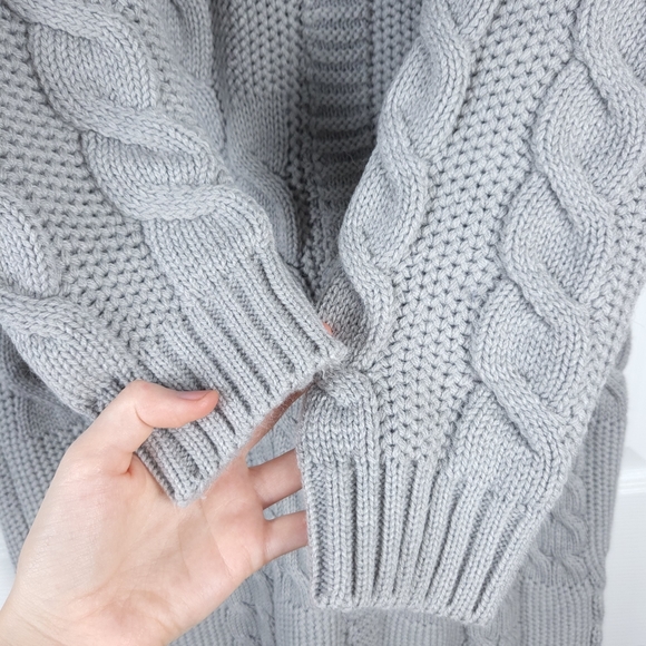 Long Sleeve Knitted Midi Dress - Picture 3 of 10